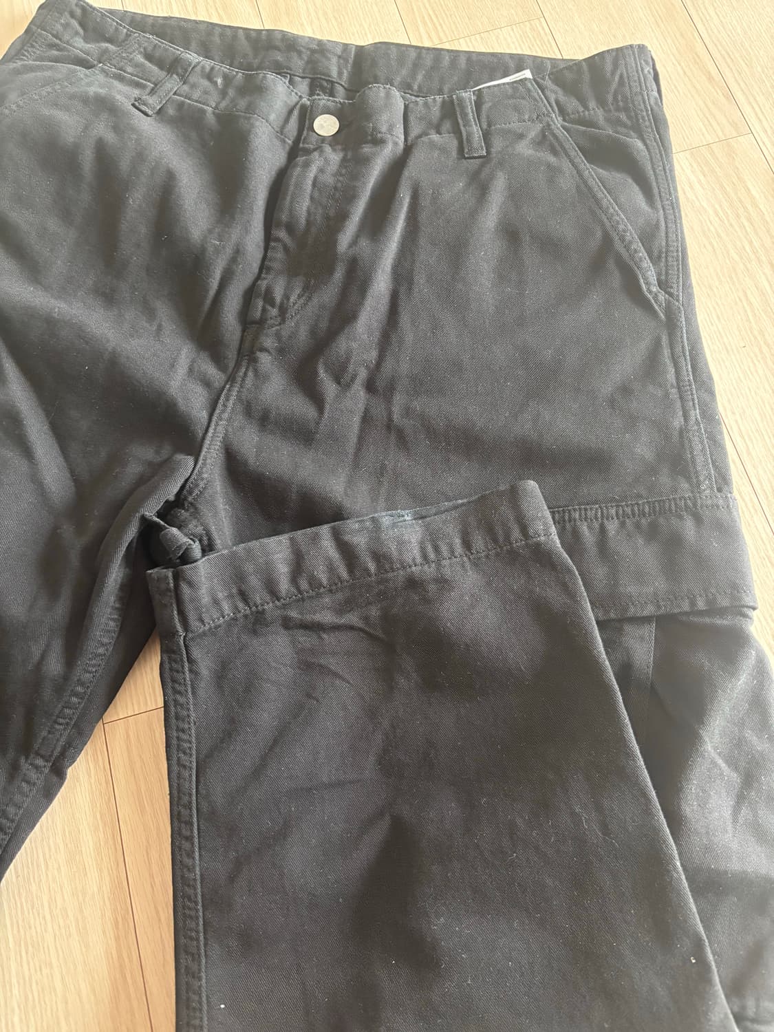 칼하트 레귤러 카고팬츠 블랙 상품이미지3