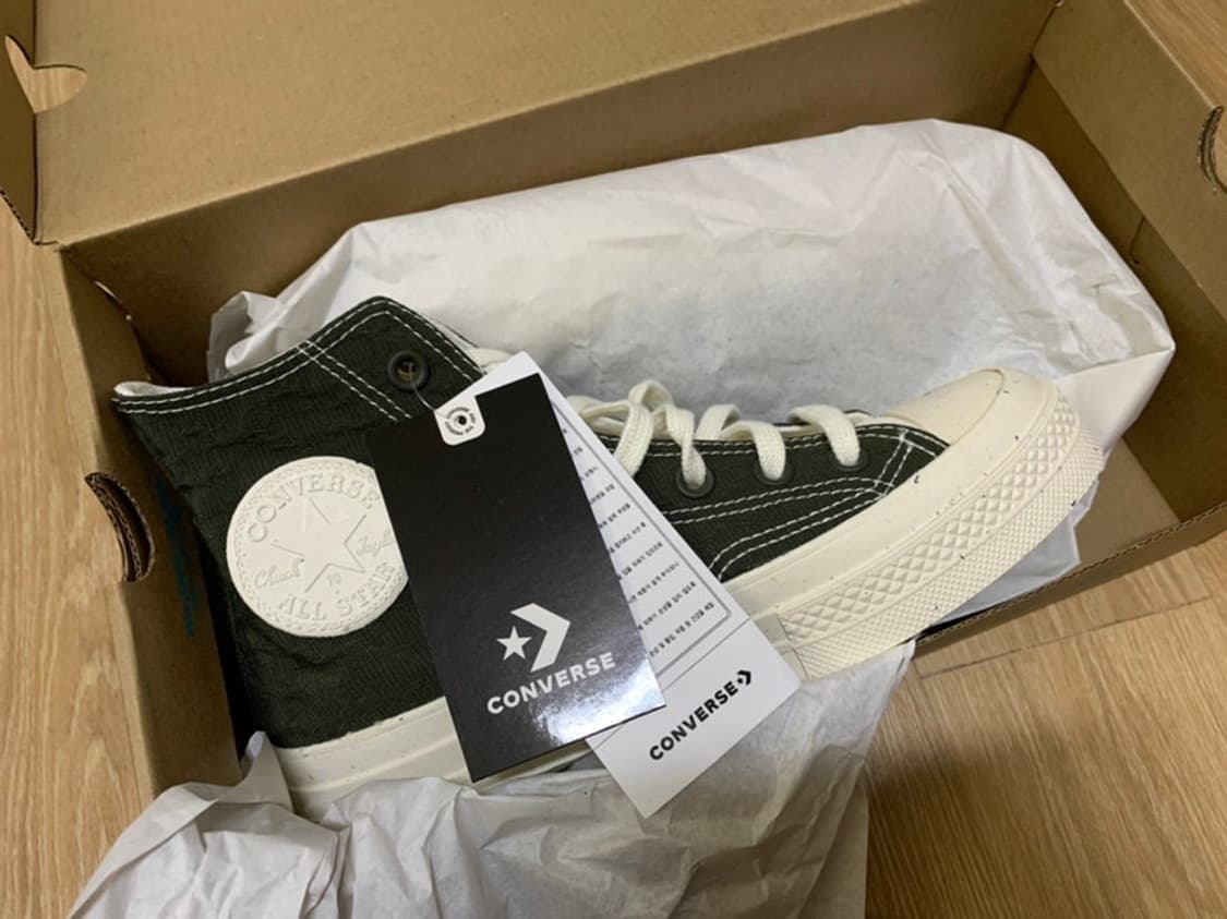 컨버스 척70 하이브리드 카고카키 새제품 상품이미지2