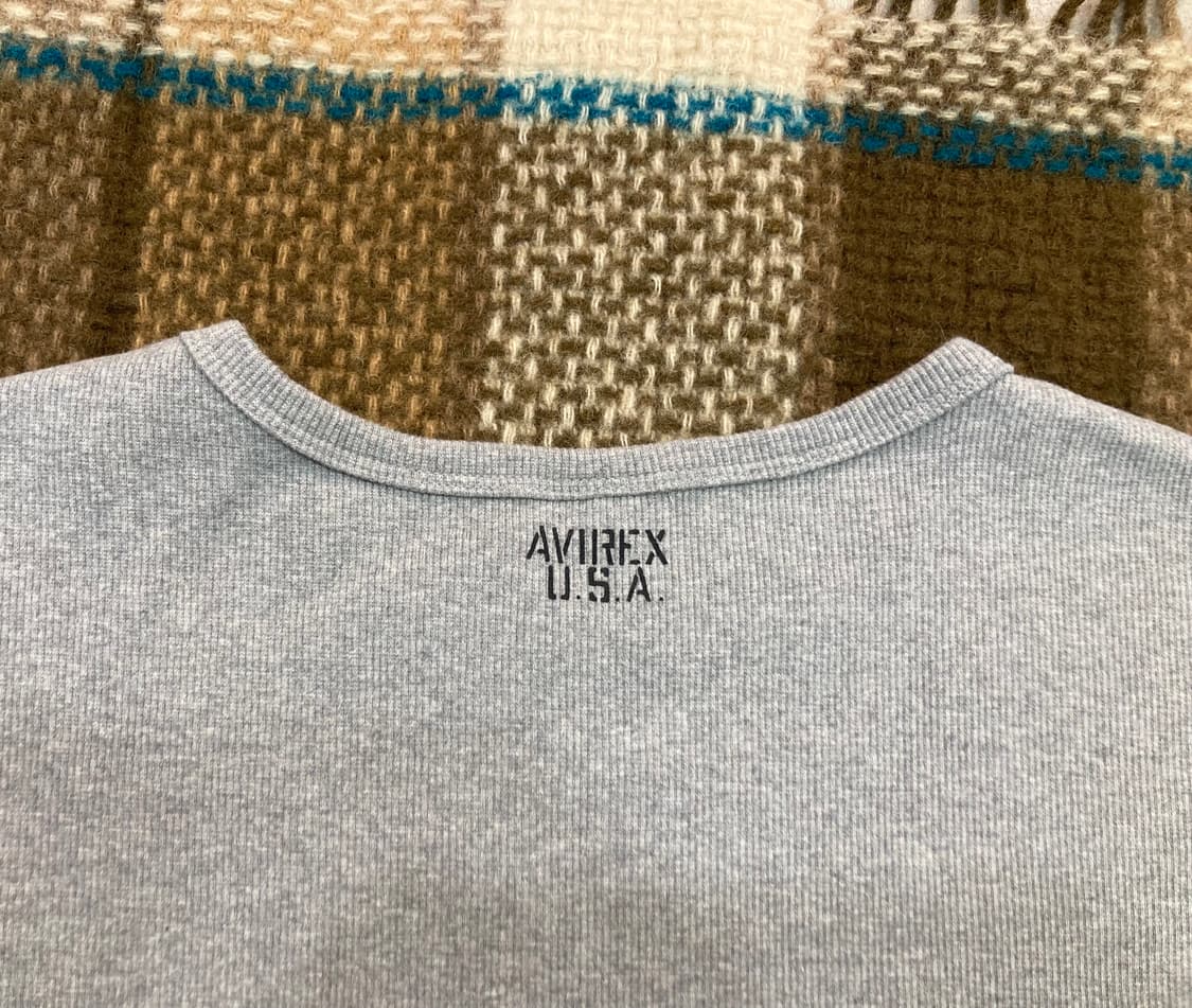 AVIREX 아비렉스 롱슬리브 티셔츠 골지 긴팔 상품이미지4