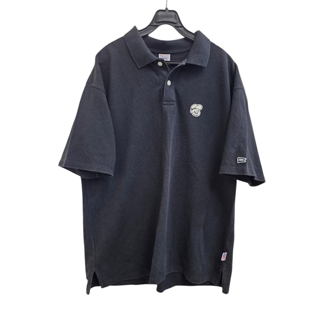 [프립]M/이벳필드 반팔카라티 블랙 상품이미지4