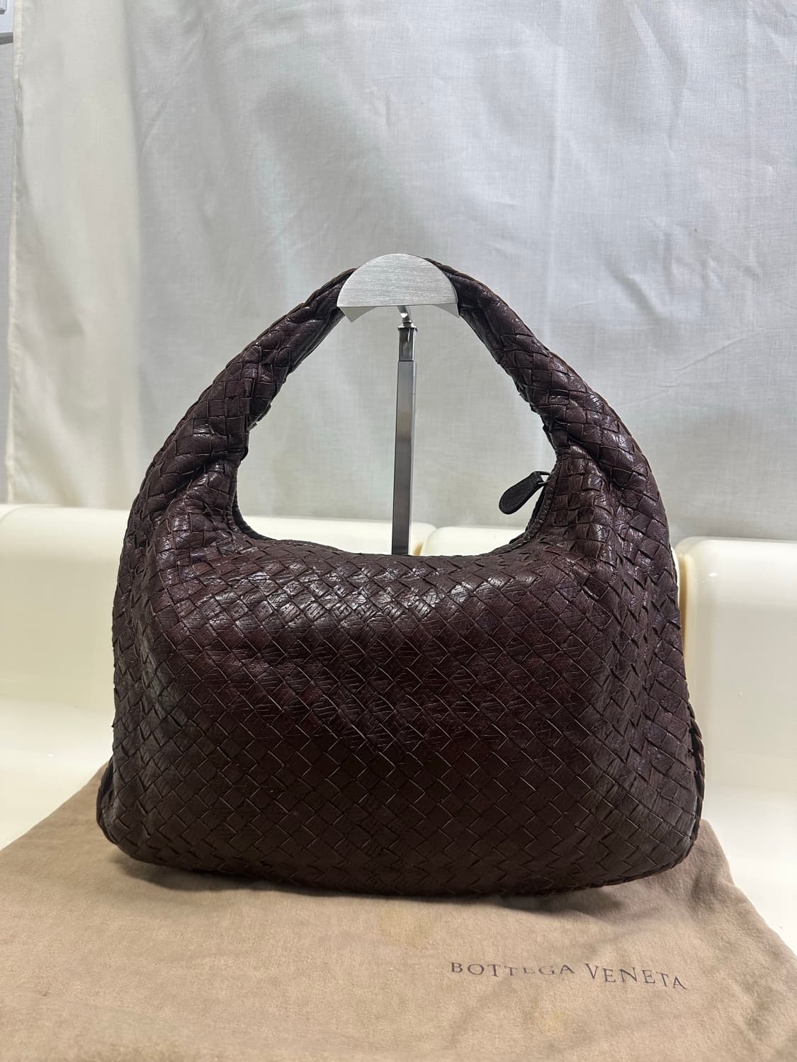 [정품] 보테가베네타 호보백 스몰 다크브라운 상품이미지7