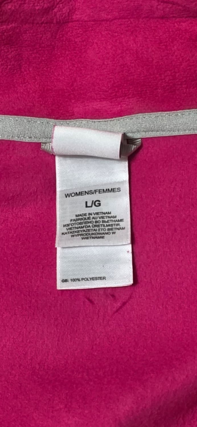 노스페이스 핑크 하프집업 플리스 L/G 상품이미지4