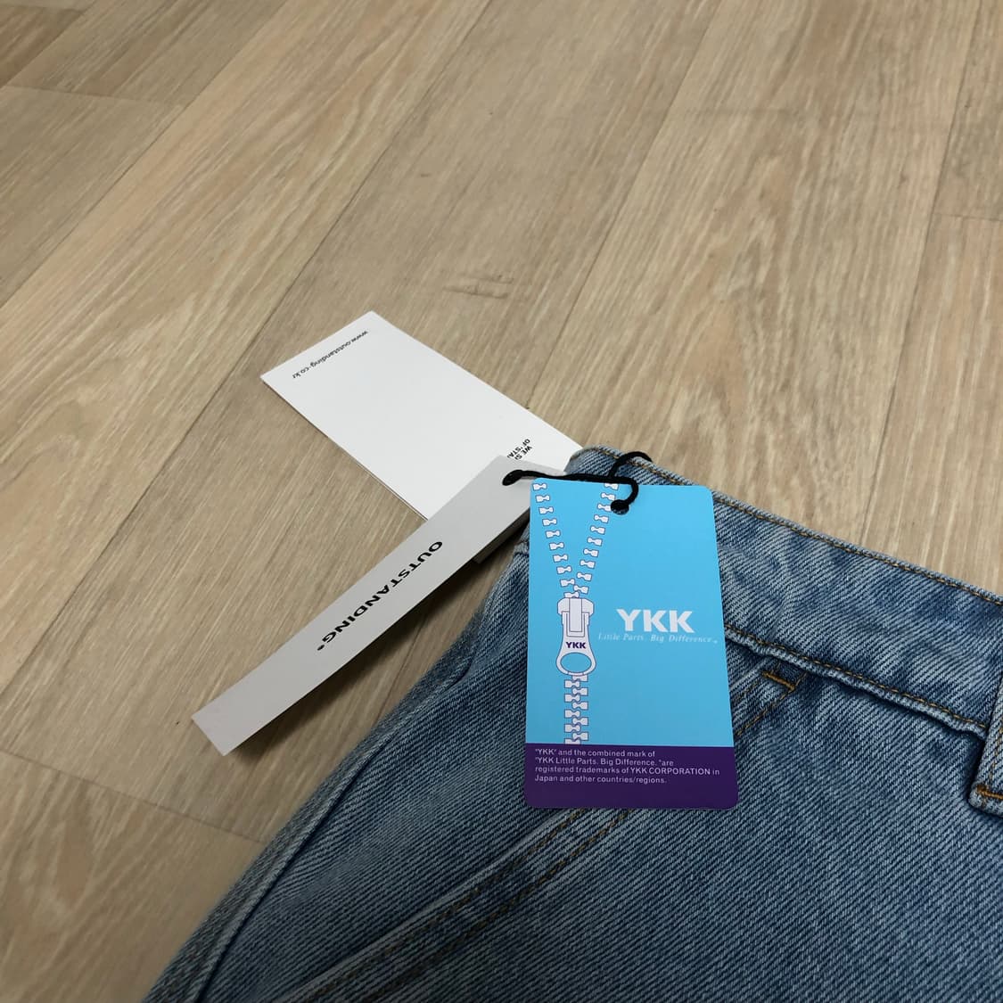 (34) 새상품 아웃스탠딩 OUTSTANDING 루즈핏 카펜터 팬츠 데님 상품이미지6