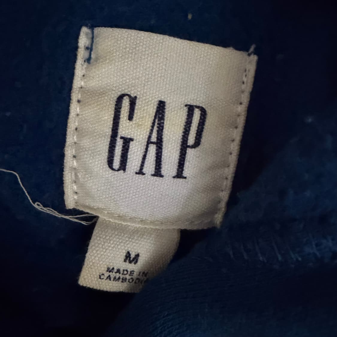 갭 블루 후드티 m 상품이미지3
