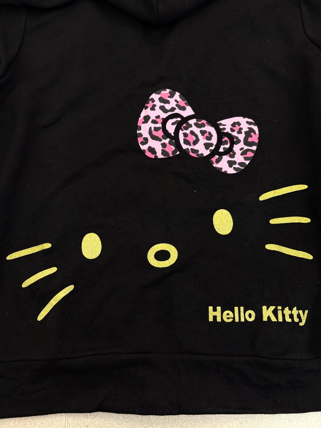 핑크 호피 키티 후드집업 상품이미지5
