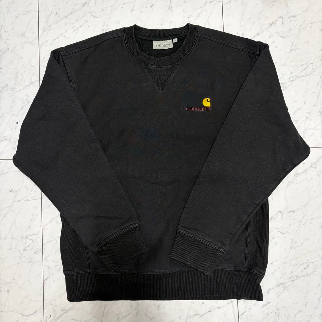 칼하트 아메리칸 스크립트 맨투맨 S 상품이미지1