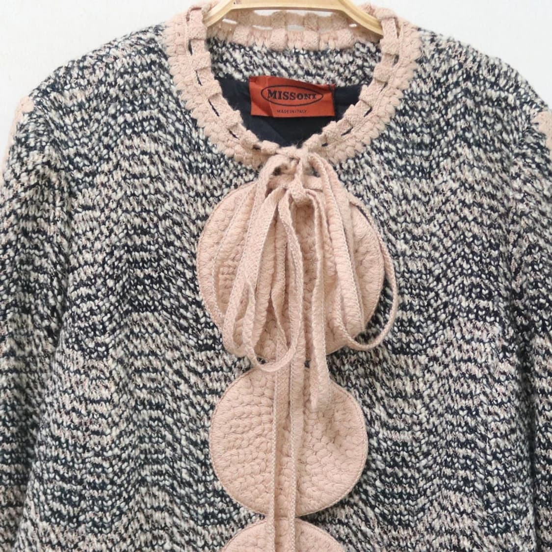 [미사용품]미쏘니  울 혼방 가디건  61419 상품이미지5