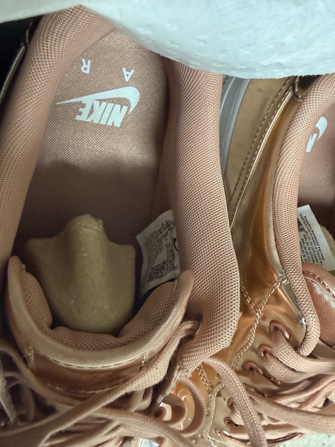 나이키 포스1 브론즈&골드로즈 285판매 상품이미지7