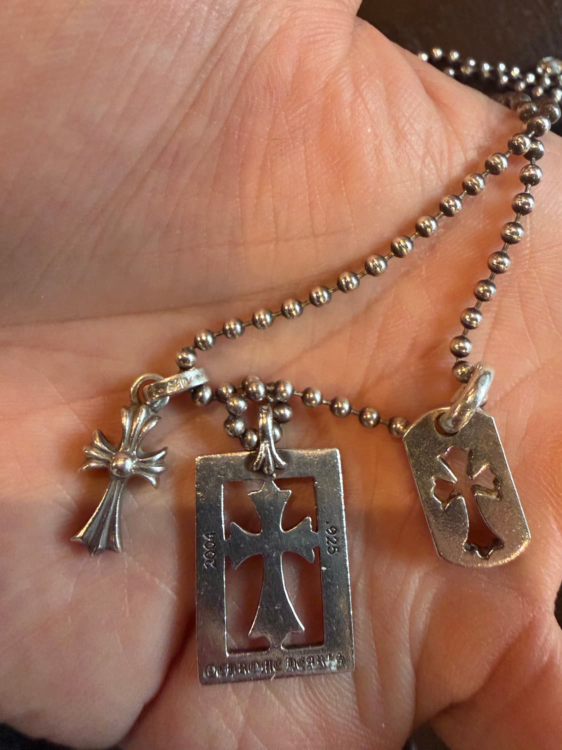 크롬하츠 베이비팻 프레임드베이비팻 도그택타이니 상품이미지2