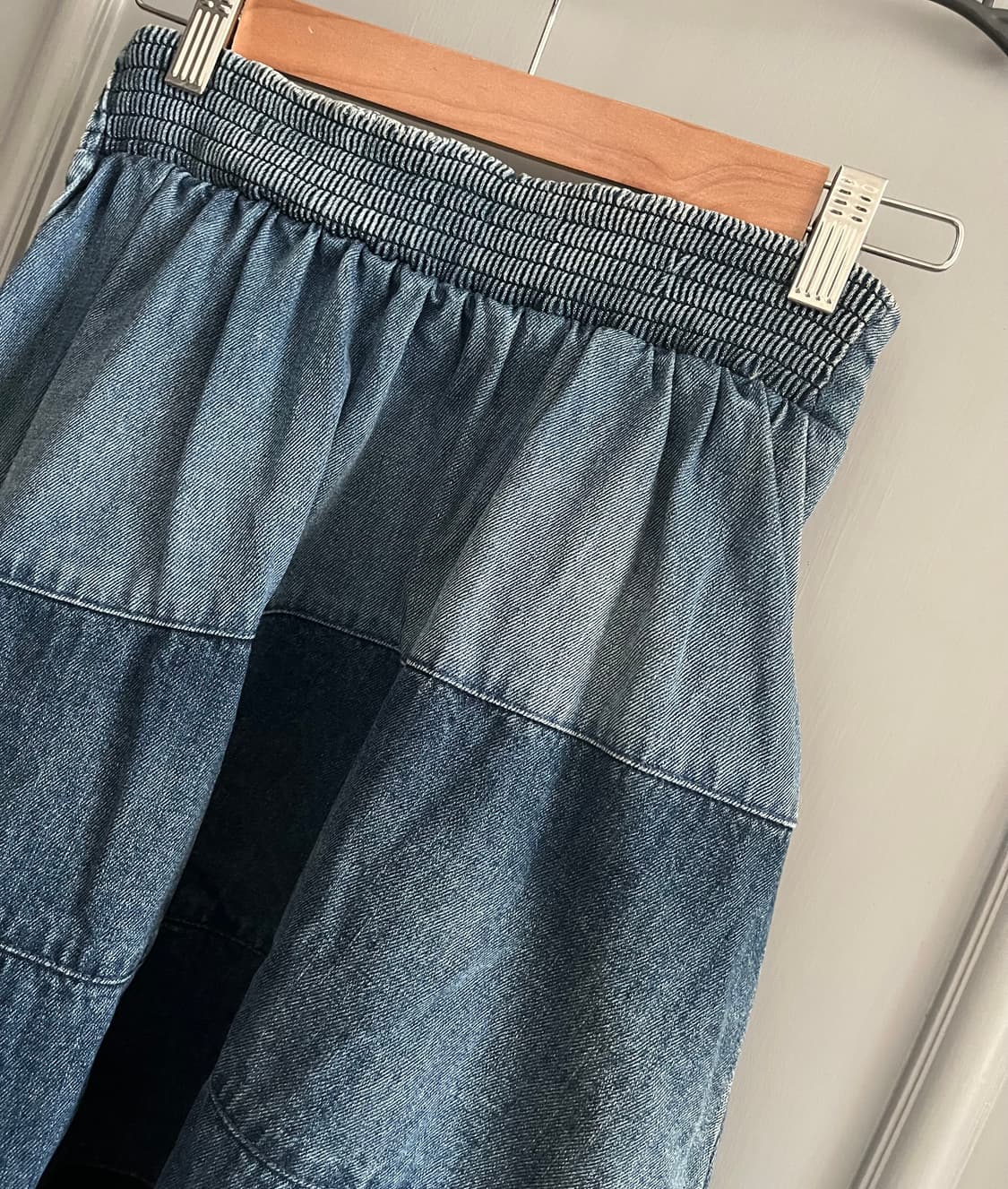 타임 데님 스커트 호칭 64-94사이즈 상품이미지4
