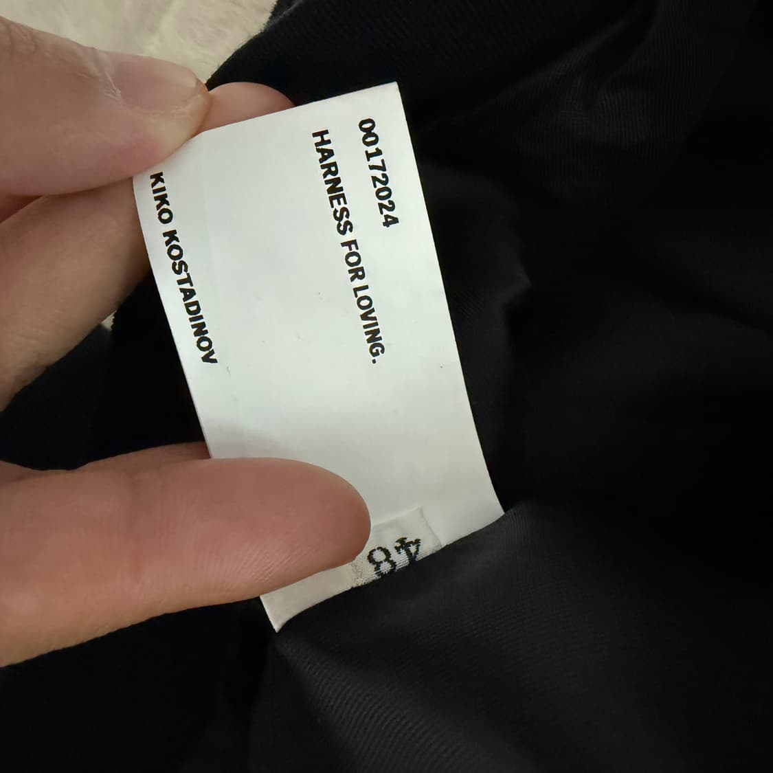 (48)24AW 키코 코스타디노브 찰리스 자켓 W BAG 블랙 상품이미지4