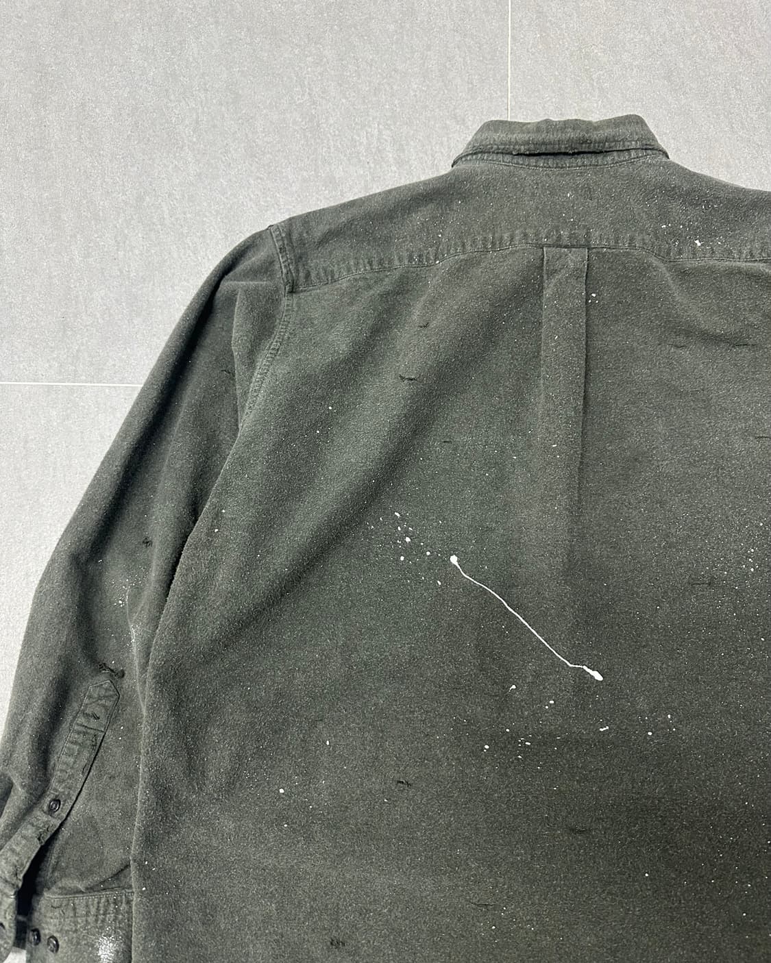 (2XL)빈티지 울 커스텀 셔츠-M2004 상품이미지8