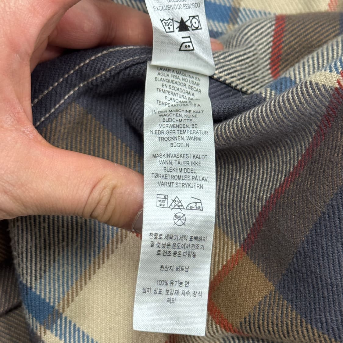 파타고니아 브라운 플란넬 체크셔츠 L 상품이미지7