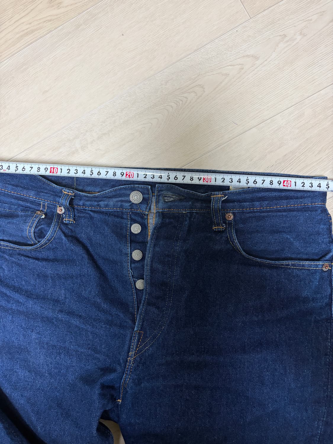 오어슬로우 105 원워시 셀비지 데님 청바지 3(L) 상품이미지8