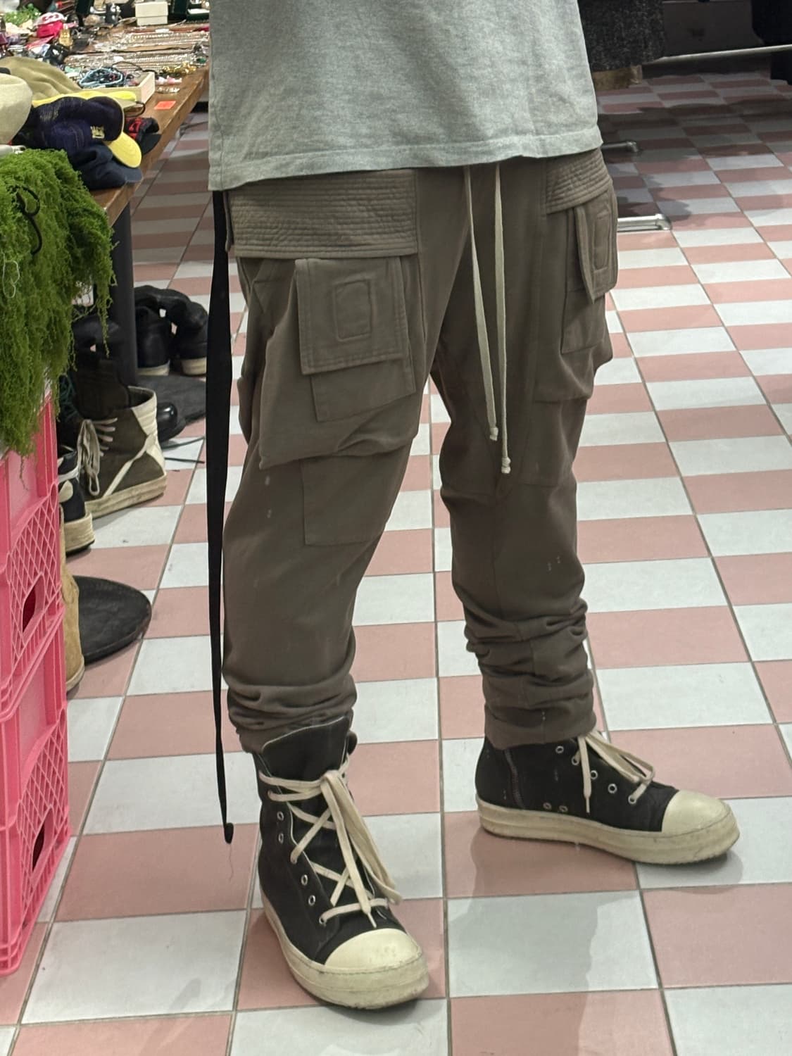 TTF✳️릭오웬스 태권도 팬츠 RIG 더스트 컬러 상품이미지3