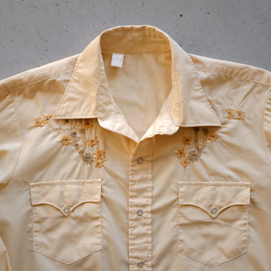 1960~70‘s Flower Embroidery Western  상품이미지7