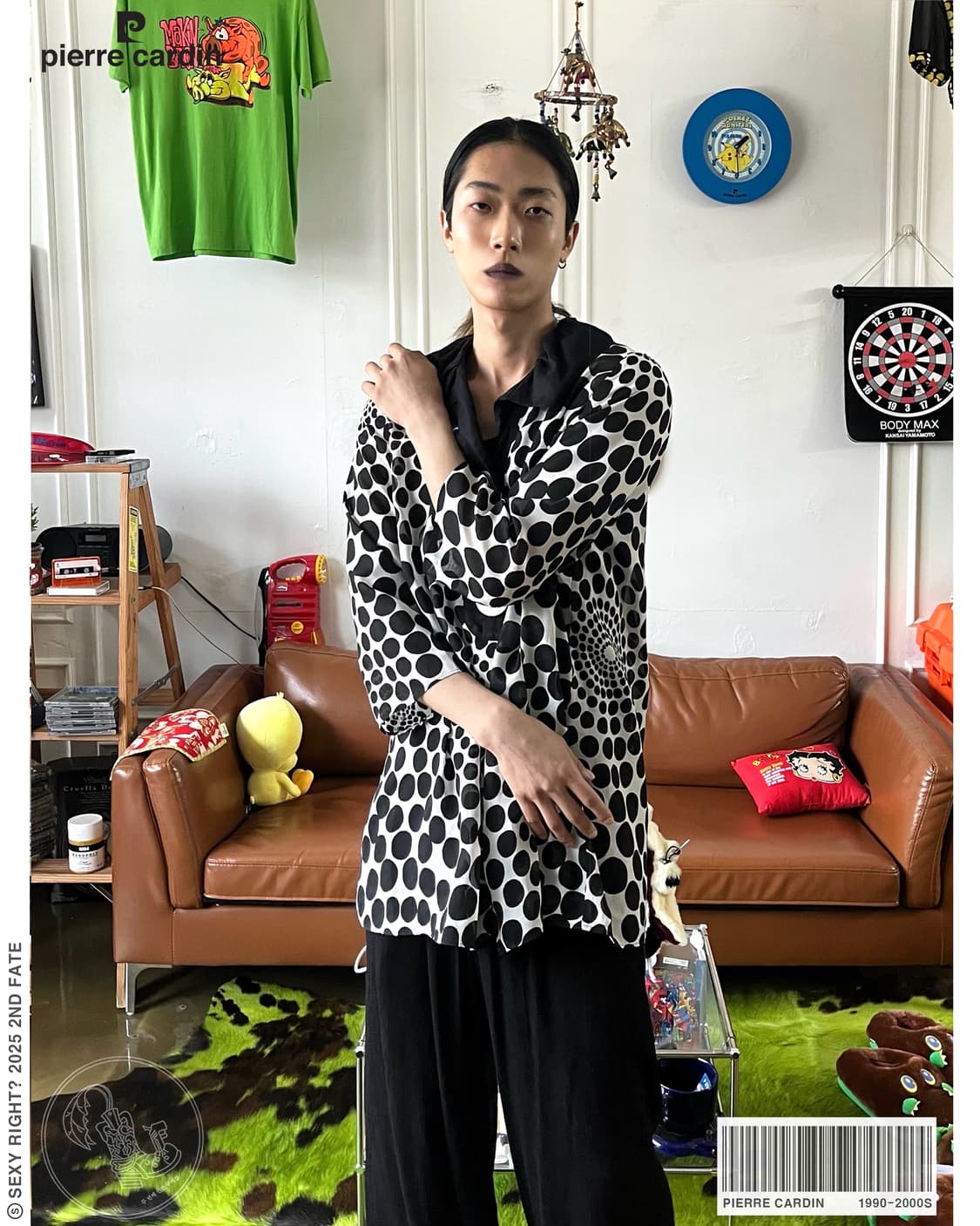 Old Pierre Cardin Psychedelic Dot Top 상품이미지1