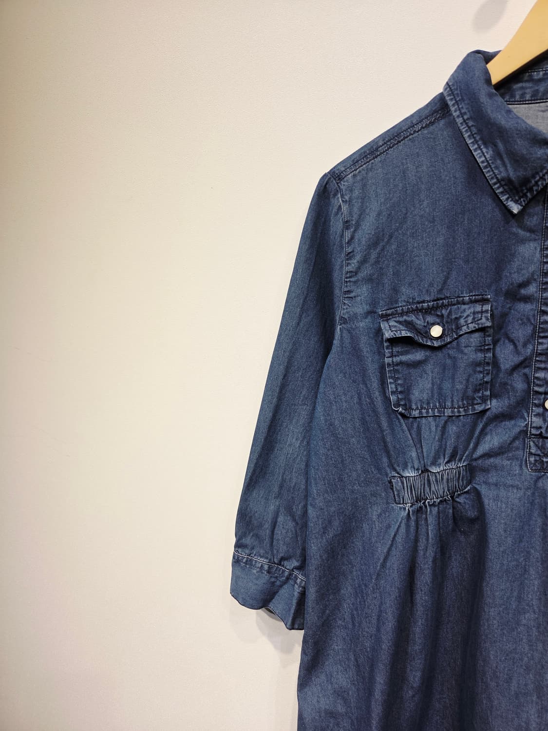 GAP 갭 데님 셔츠 원피스 청남방_L 상품이미지3