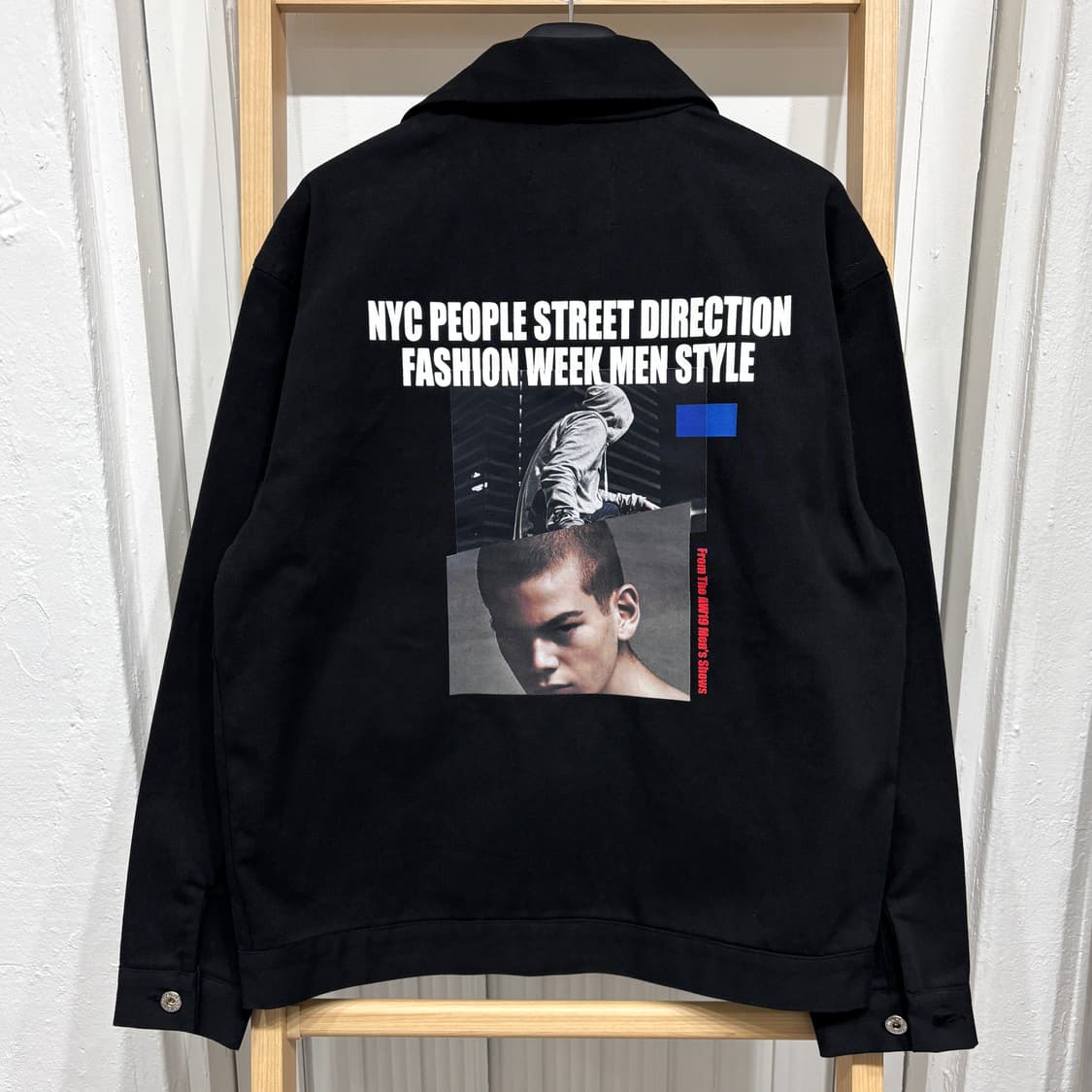 [새상품] 프린팅 면 자켓 상품이미지1