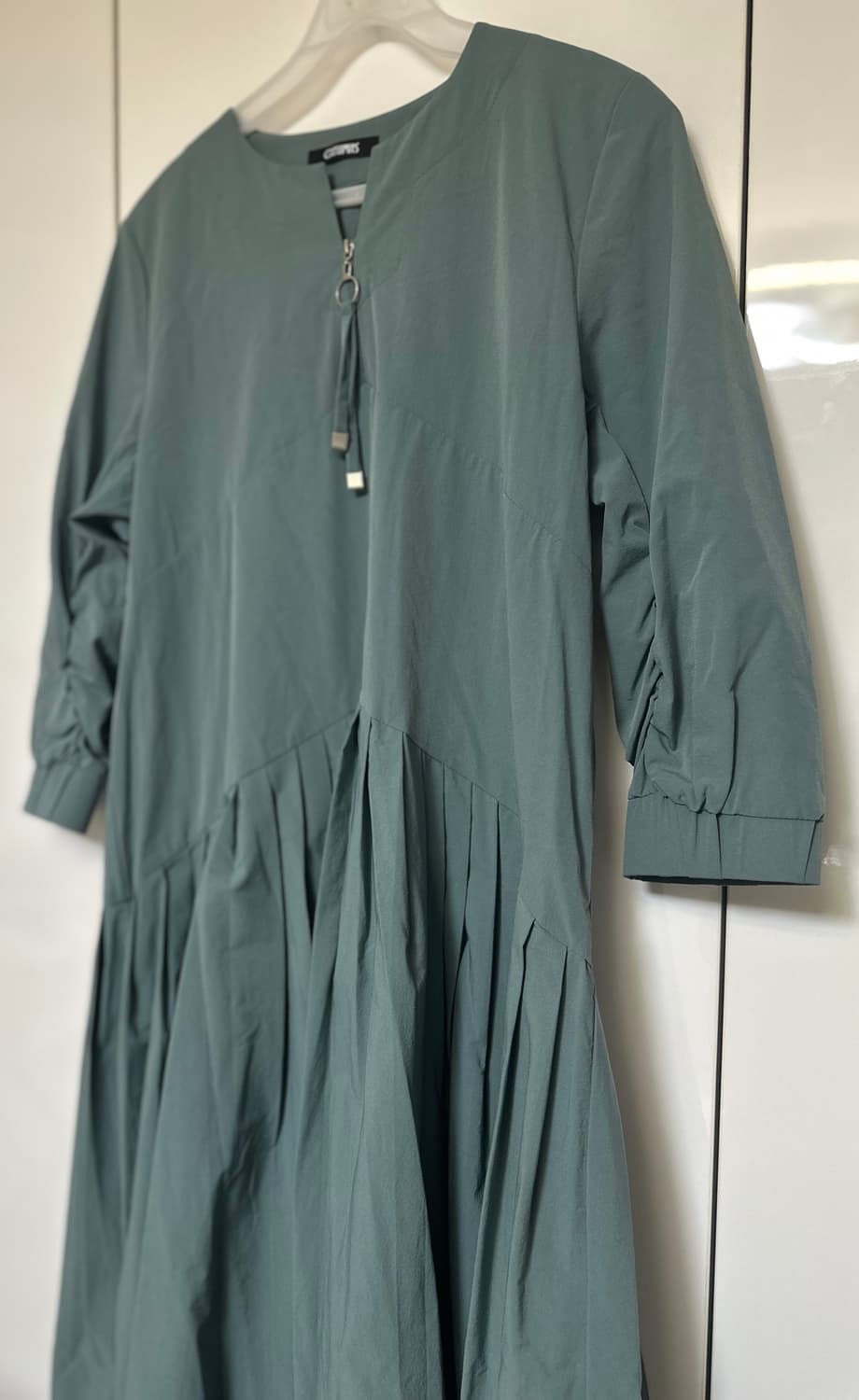 오프리미츠 그린 플레어 원피스 상품이미지5