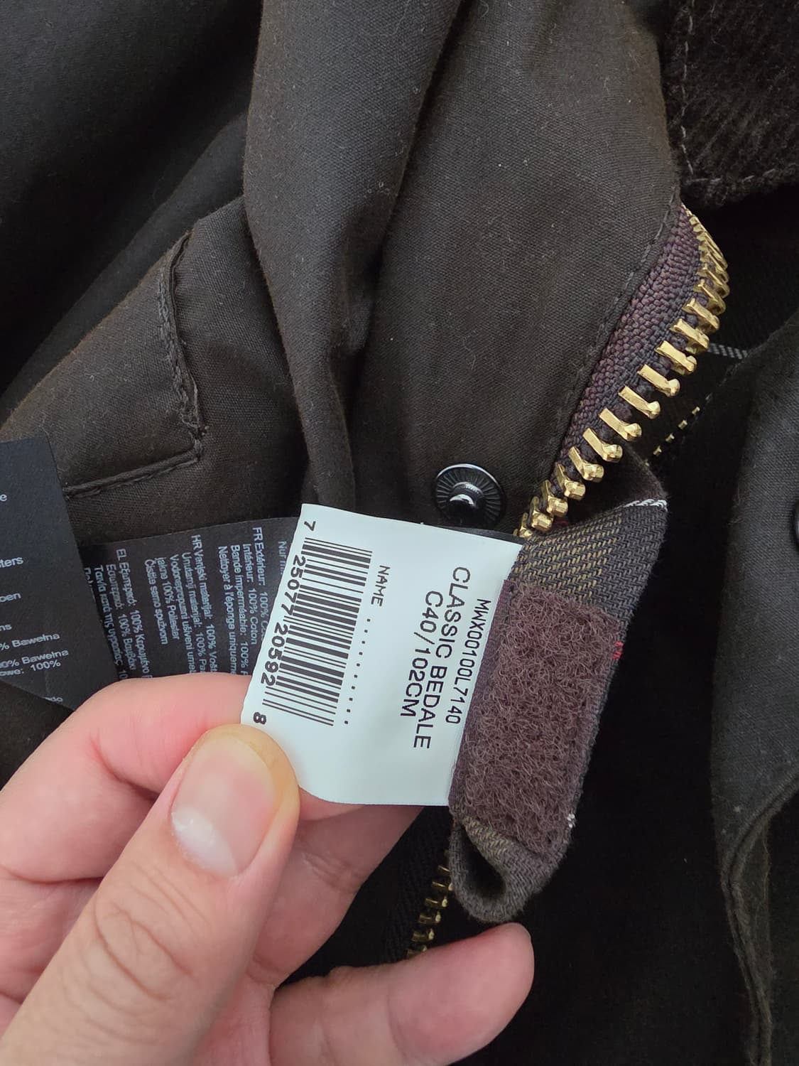 바버 비데일 올리브40 상품이미지3