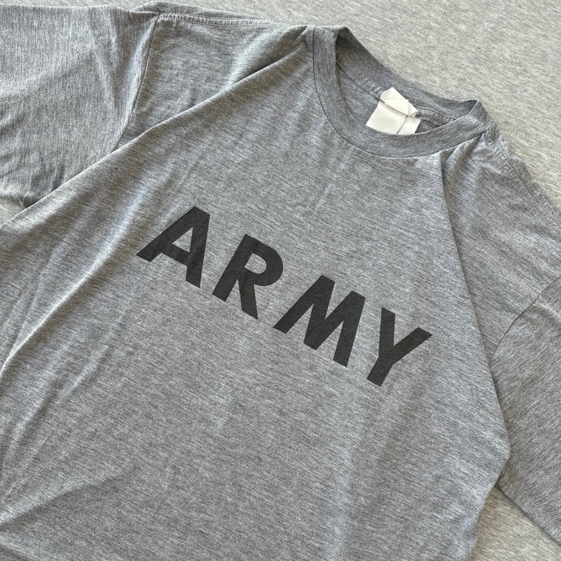 90's US ARMY 오피셜 트레이닝 반팔 티셔츠 XL  상품이미지3
