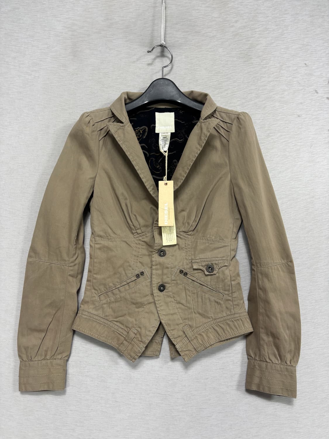 디젤 웨스턴 핀턱 숏자켓 <데드스탁> 상품이미지1