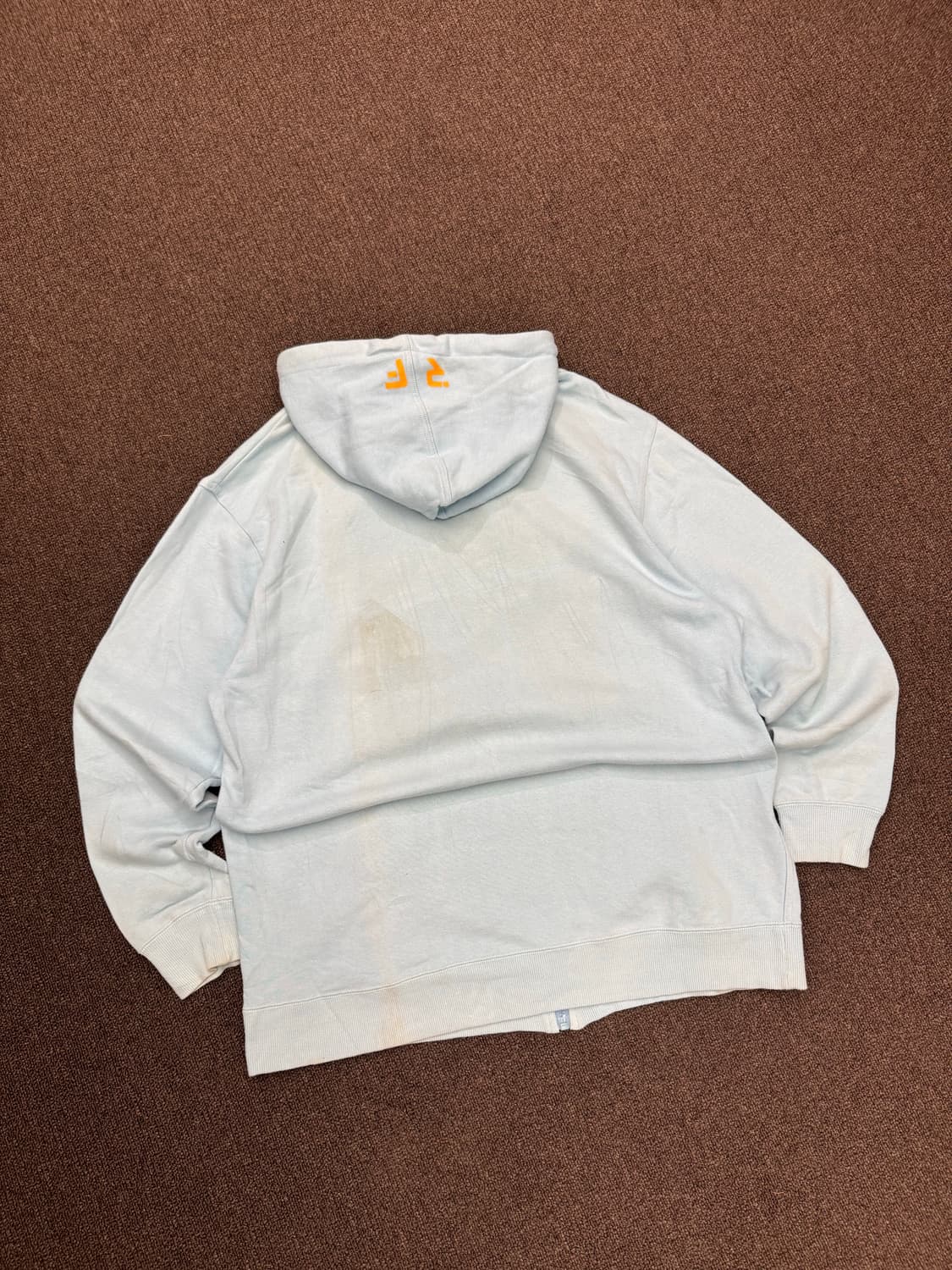 L)RUF2 빈티지 로고 포인트 후드집업(지퍼/오염) 상품이미지6