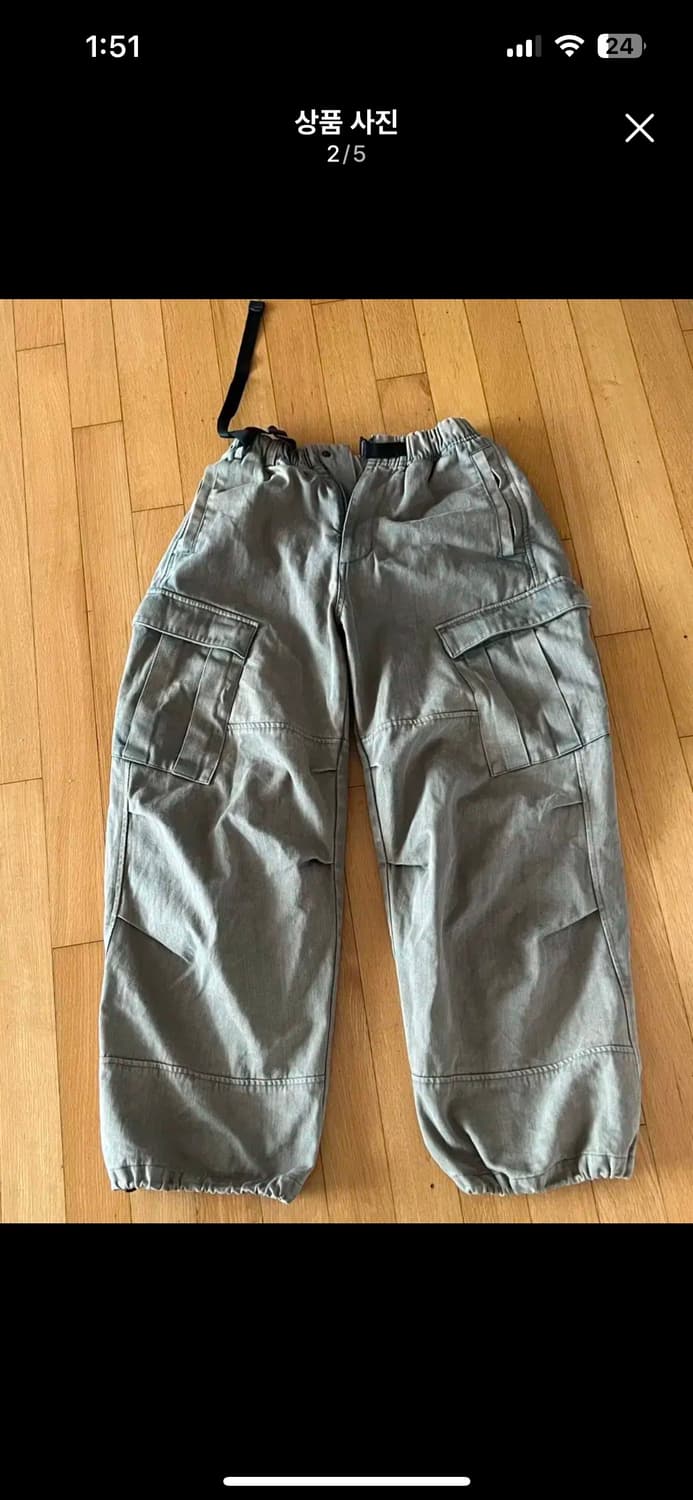 해칭룸 밀팬츠 2사이즈 올리브 상품이미지2