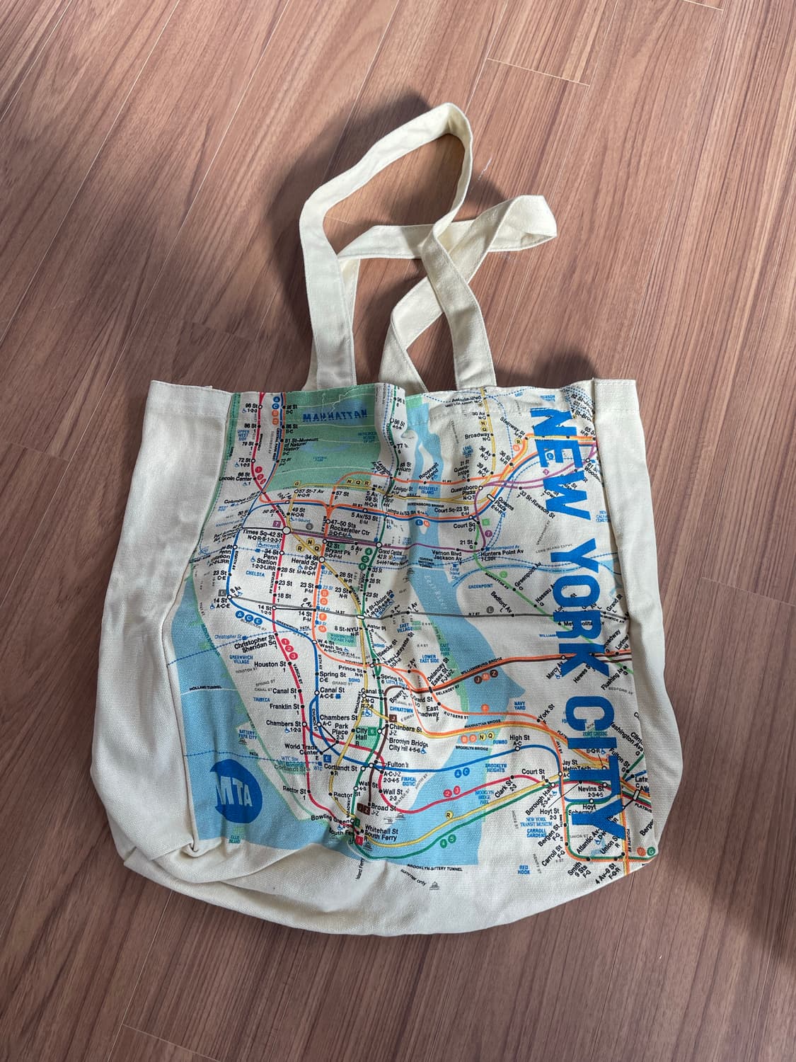 MTA nyc subway metro 에코백 상품이미지1