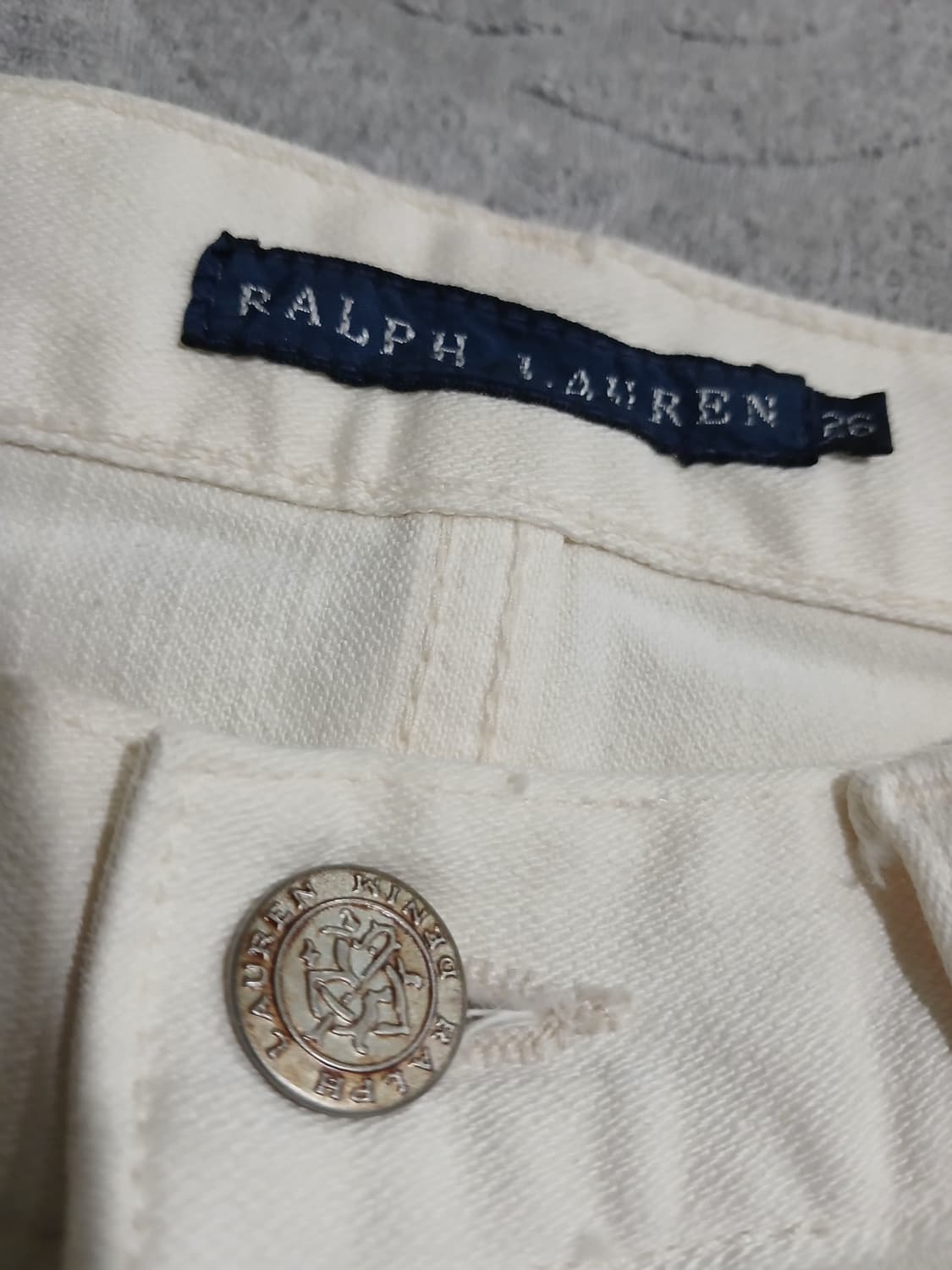 *Ralph Lauren 여성 아이보리 슬림핏 팬츠 26 상품이미지4