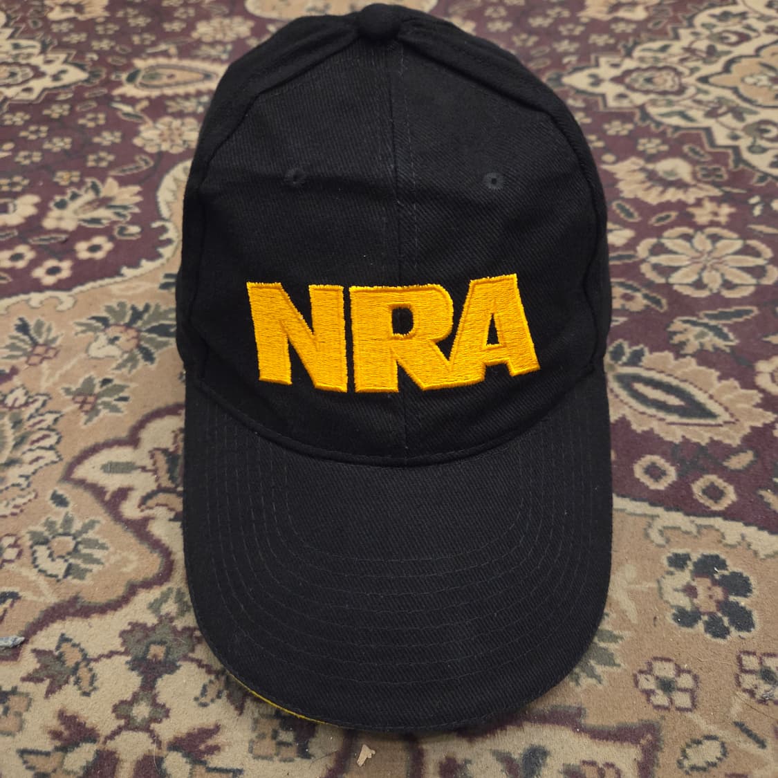 빈티지 nra 로고 블랙 6패널 캡 상품이미지1