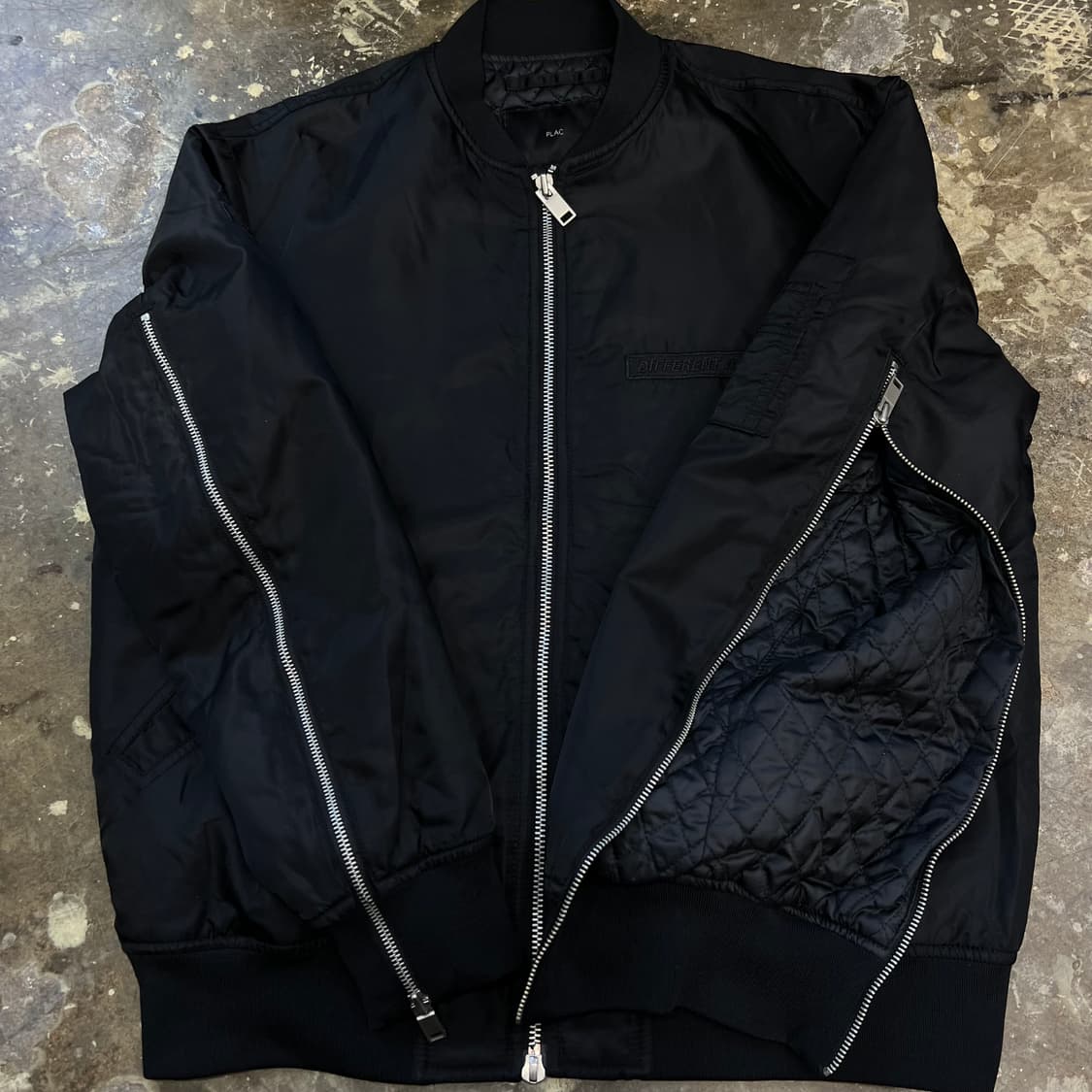 XL) 플랙 누빔 항공점퍼 MA-1 자켓 상품이미지4