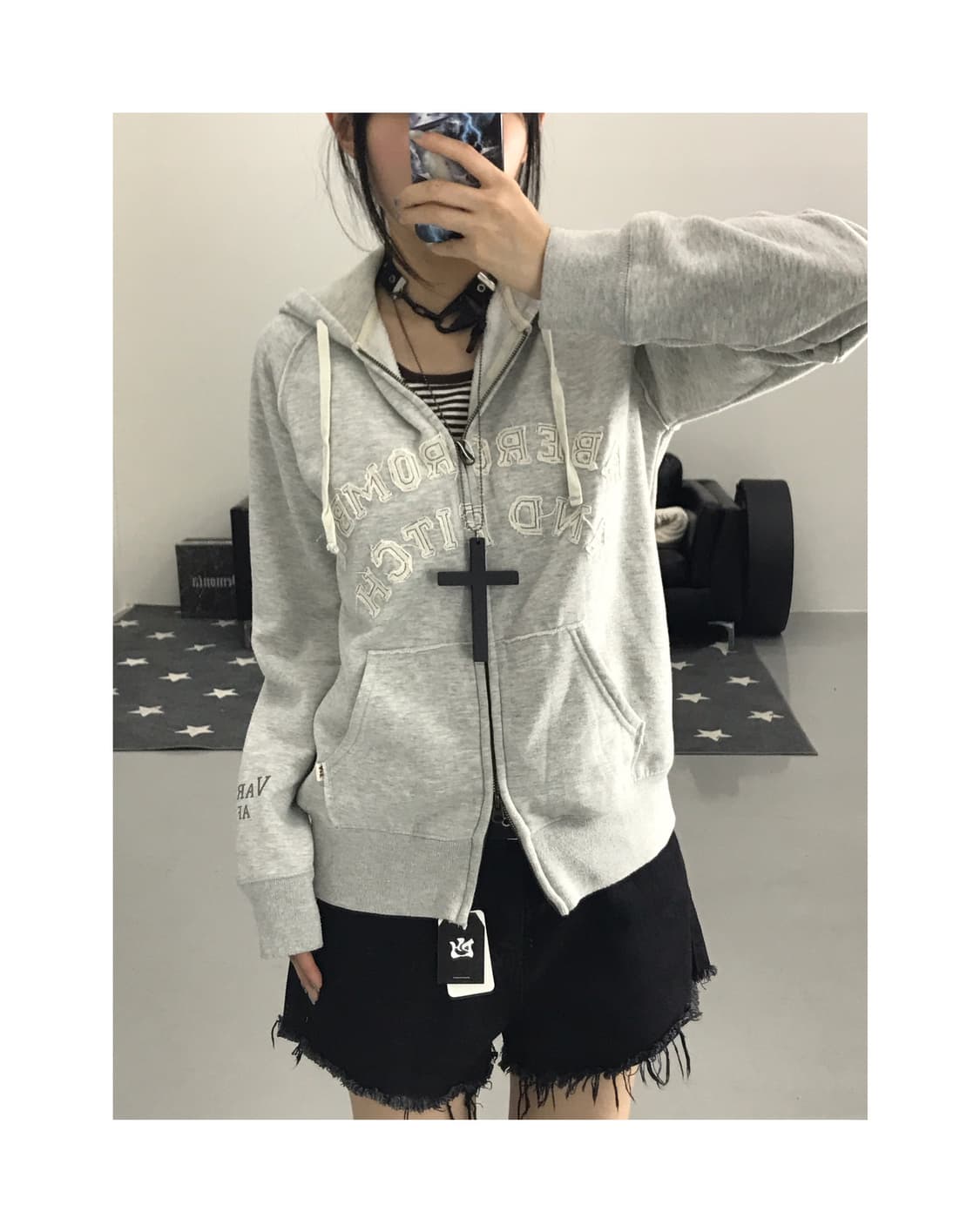 Abercrombie & Fitch Graphic Zip Up Hood 상품이미지1
