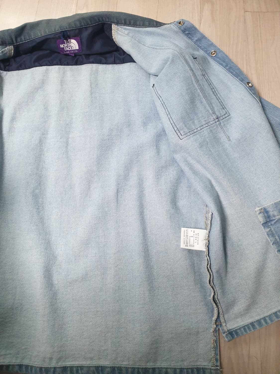 노스페이스 퍼플라벨 재팬 인디고 L 상품이미지3