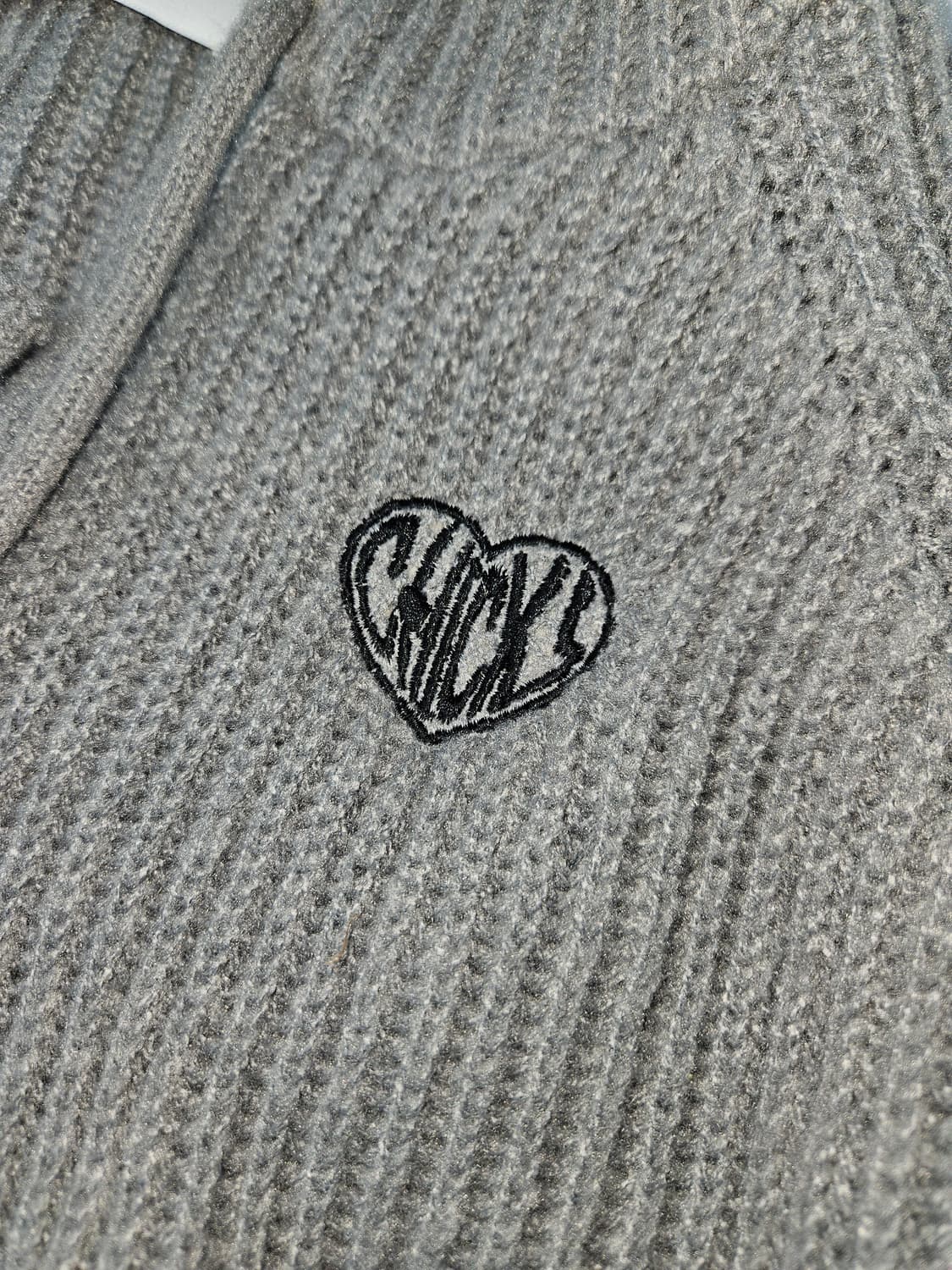 칙스 HOFE 니트후드 크롭 집업자켓 상품이미지4