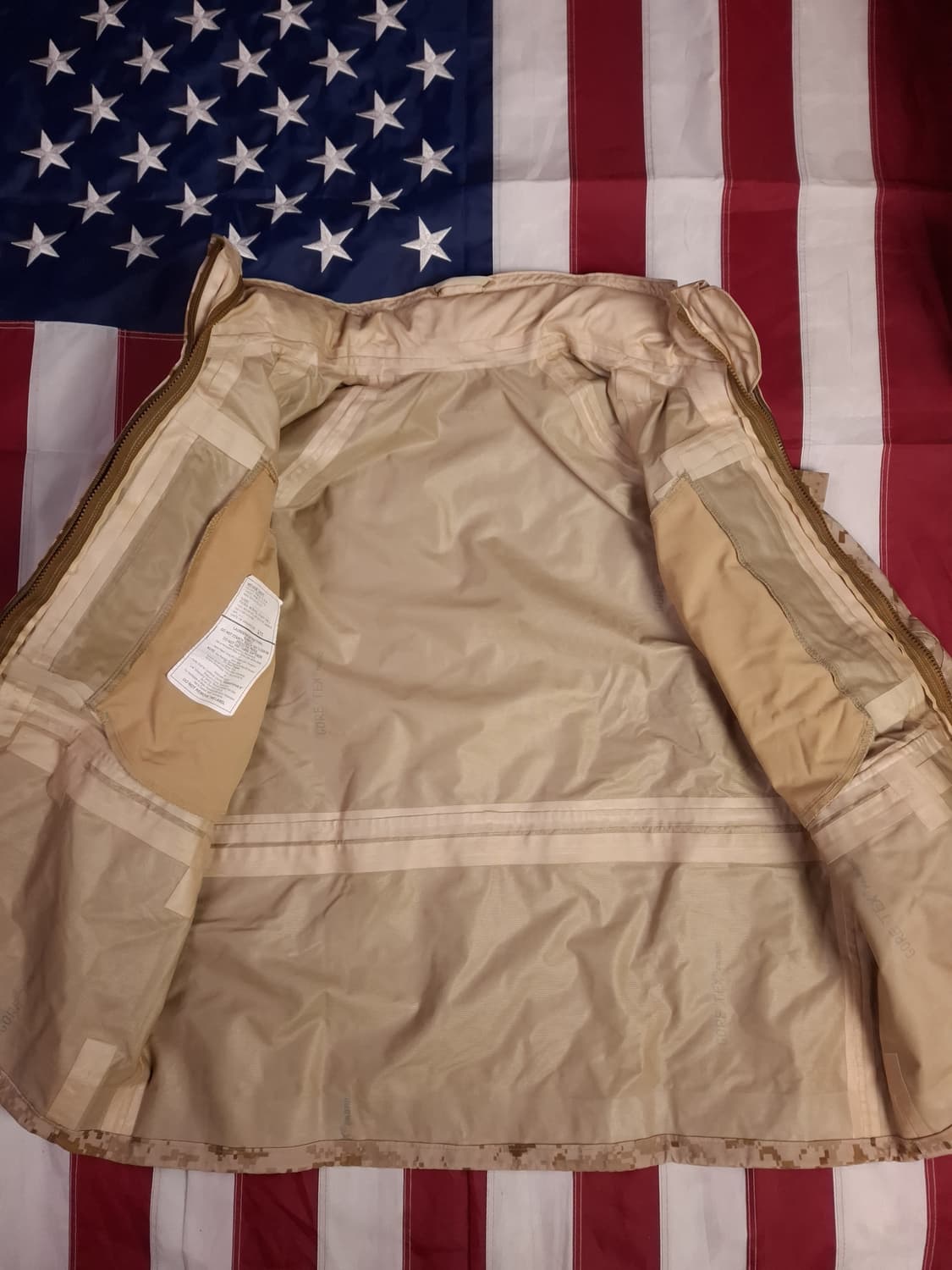 오리지날 지급용 미해군 AOR1 네이비실 고어텍스 파카 상품이미지6