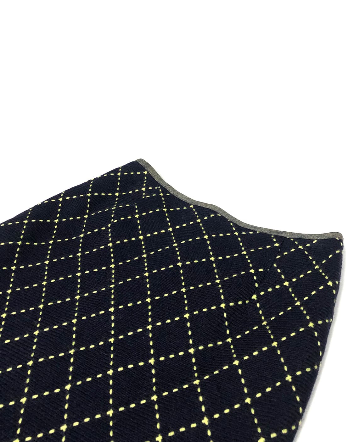 Vintage 네이비 체크 미디스커트  상품이미지3