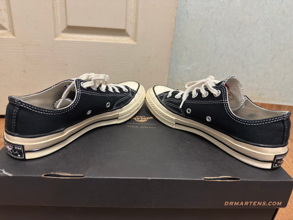 급처)컨버스 척70 로우 블랙 255 상품이미지3