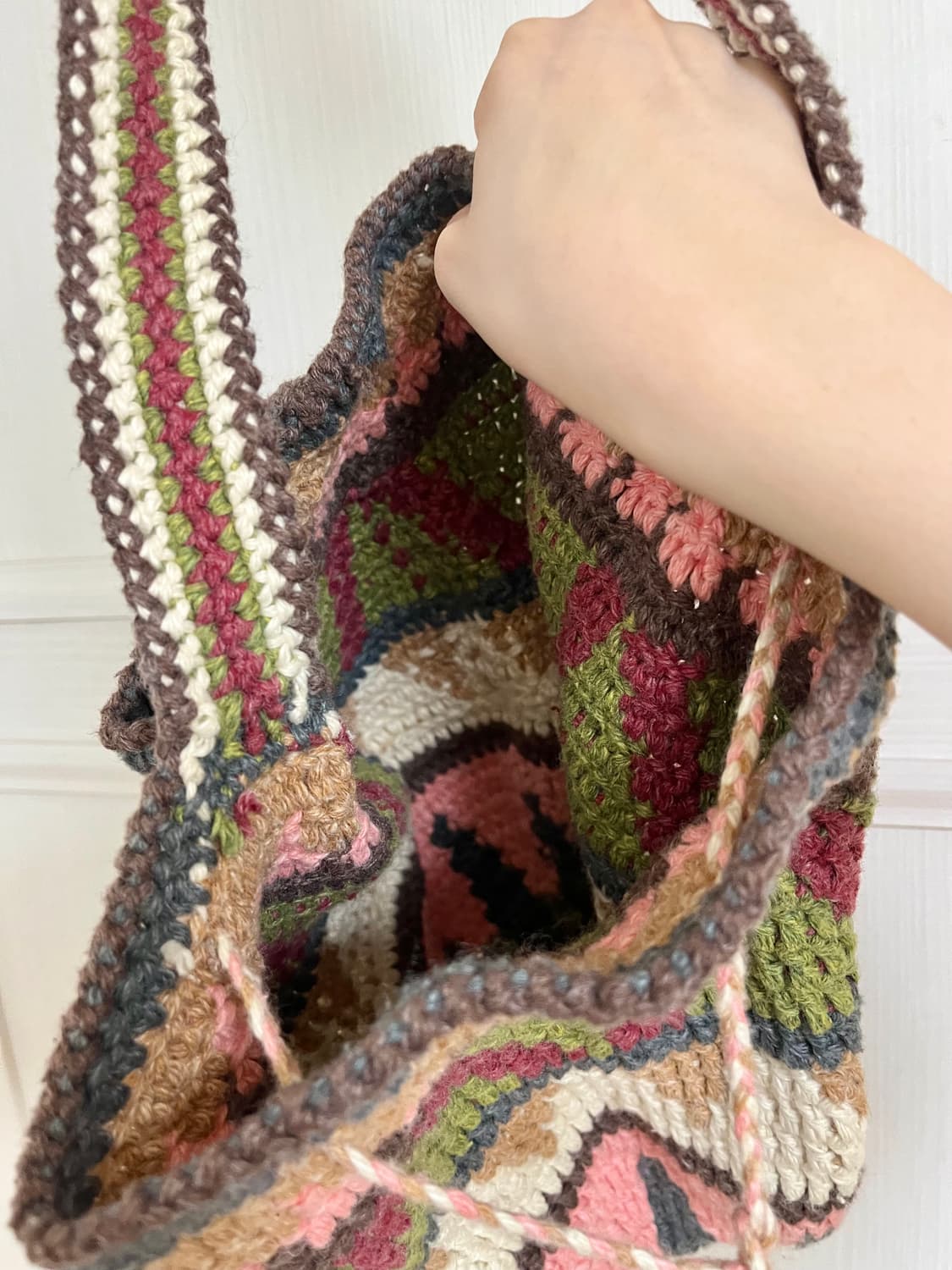 울100 핸드메이드 모칠라백 크로스백 복조리 가방 상품이미지7