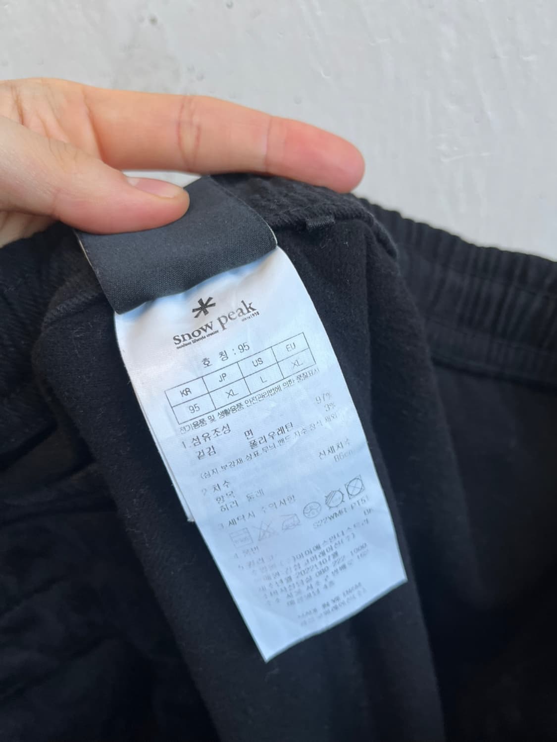 스노우피크 카고팬츠 블랙 34 상품이미지6