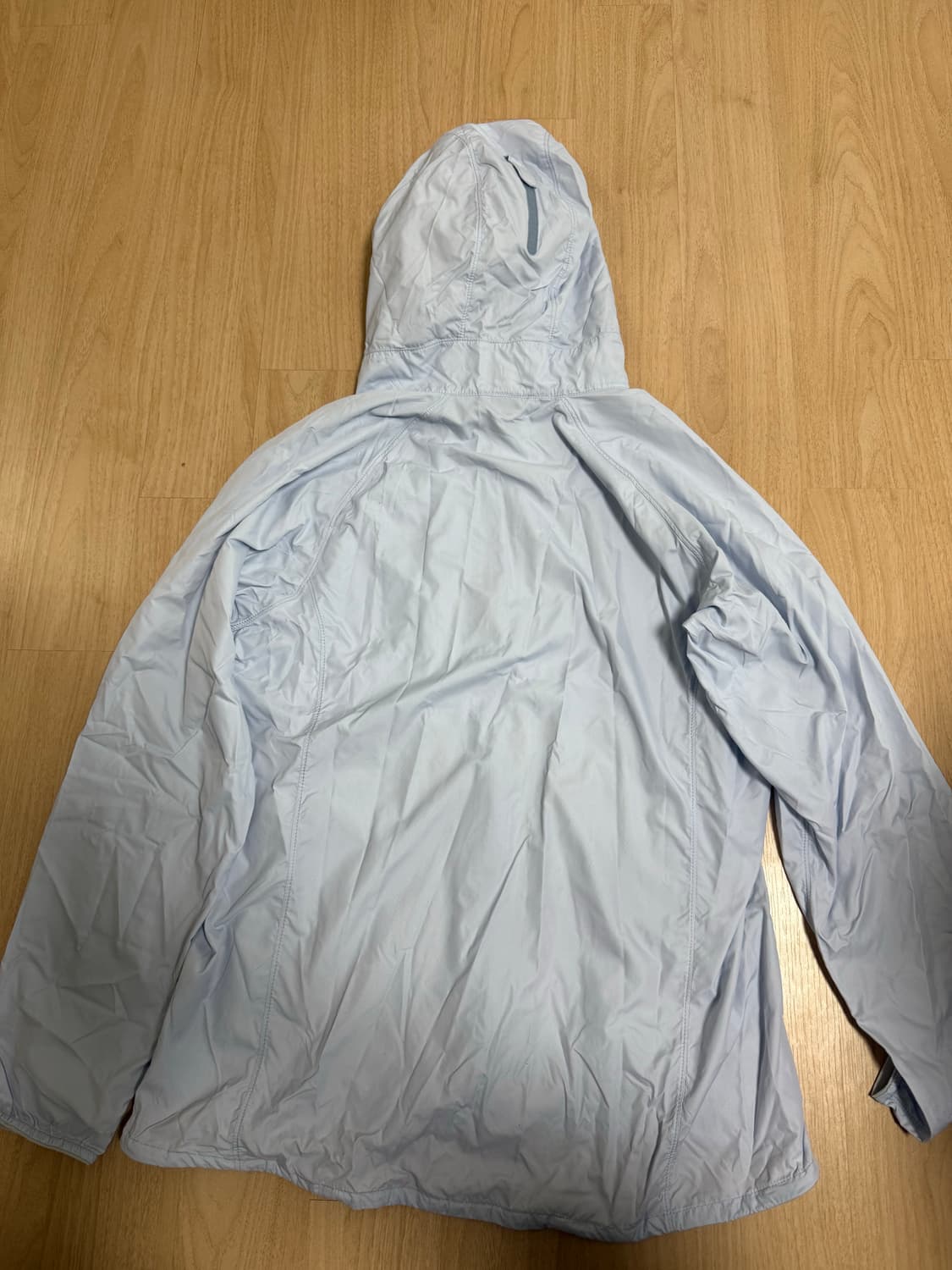 (W) 새상품 몽벨 윈드 블라스트 바람막이 라이트 블루 상품이미지2