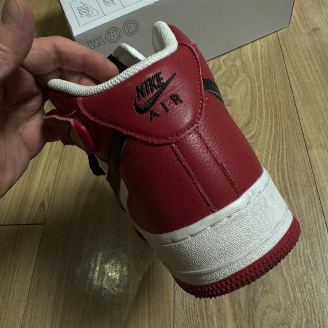 나이키 에어 포스 1 미드 시카고 nike by you 상품이미지6