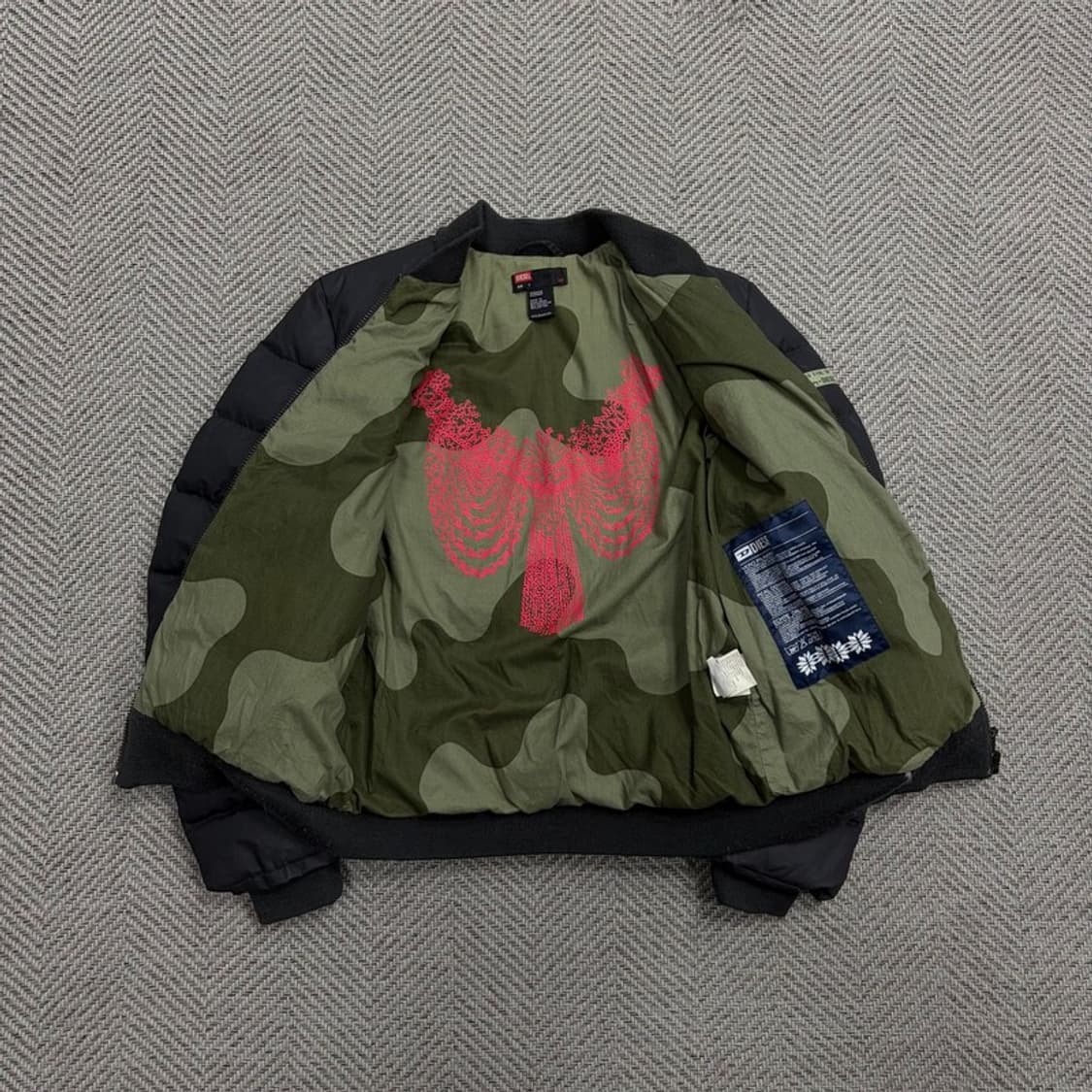 디젤 블루종 패딩 v1529 상품이미지5