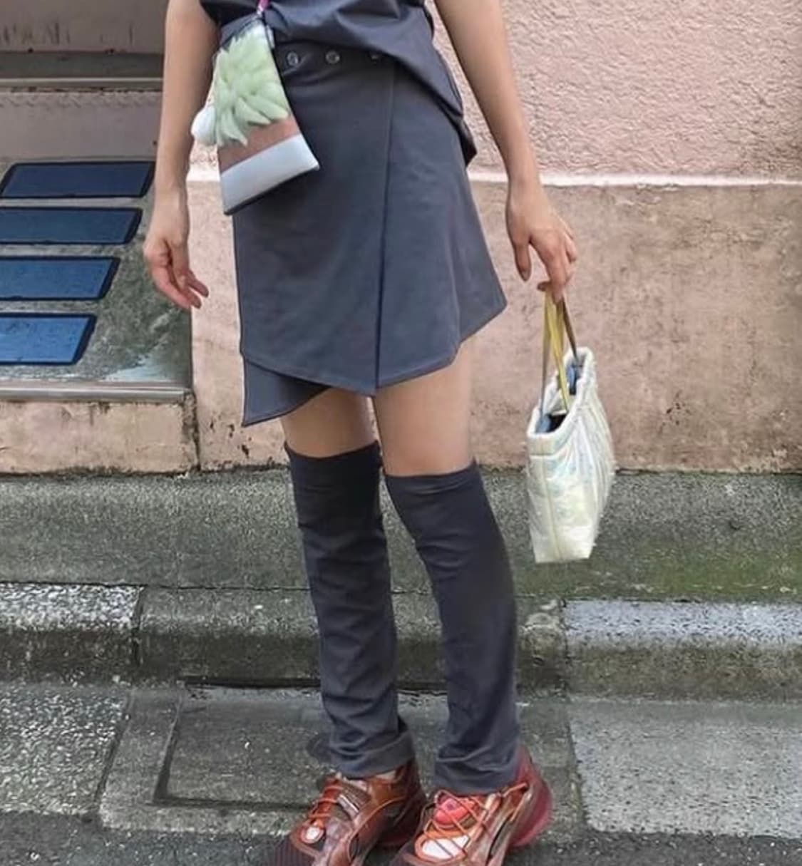 지초이 랩스커트 22-004 상품이미지1