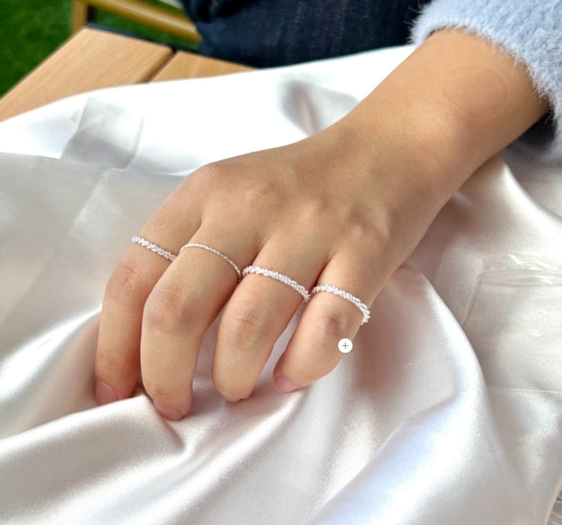 (새상품) 925실버 컷팅 실반지 순은반지 실버반지 상품이미지6