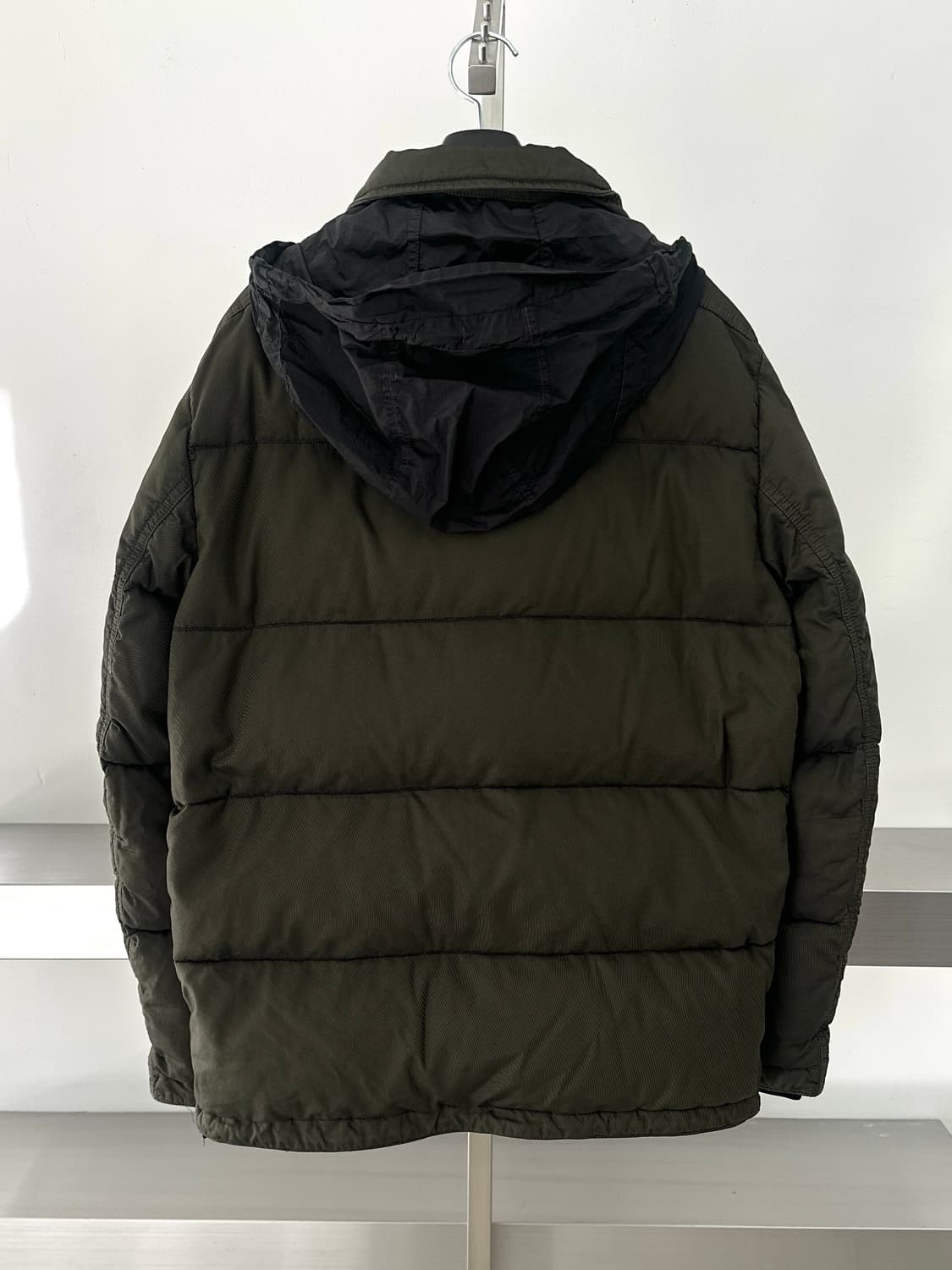 스톤아일랜드 카키 라이트 써모 코튼 패딩  상품이미지6