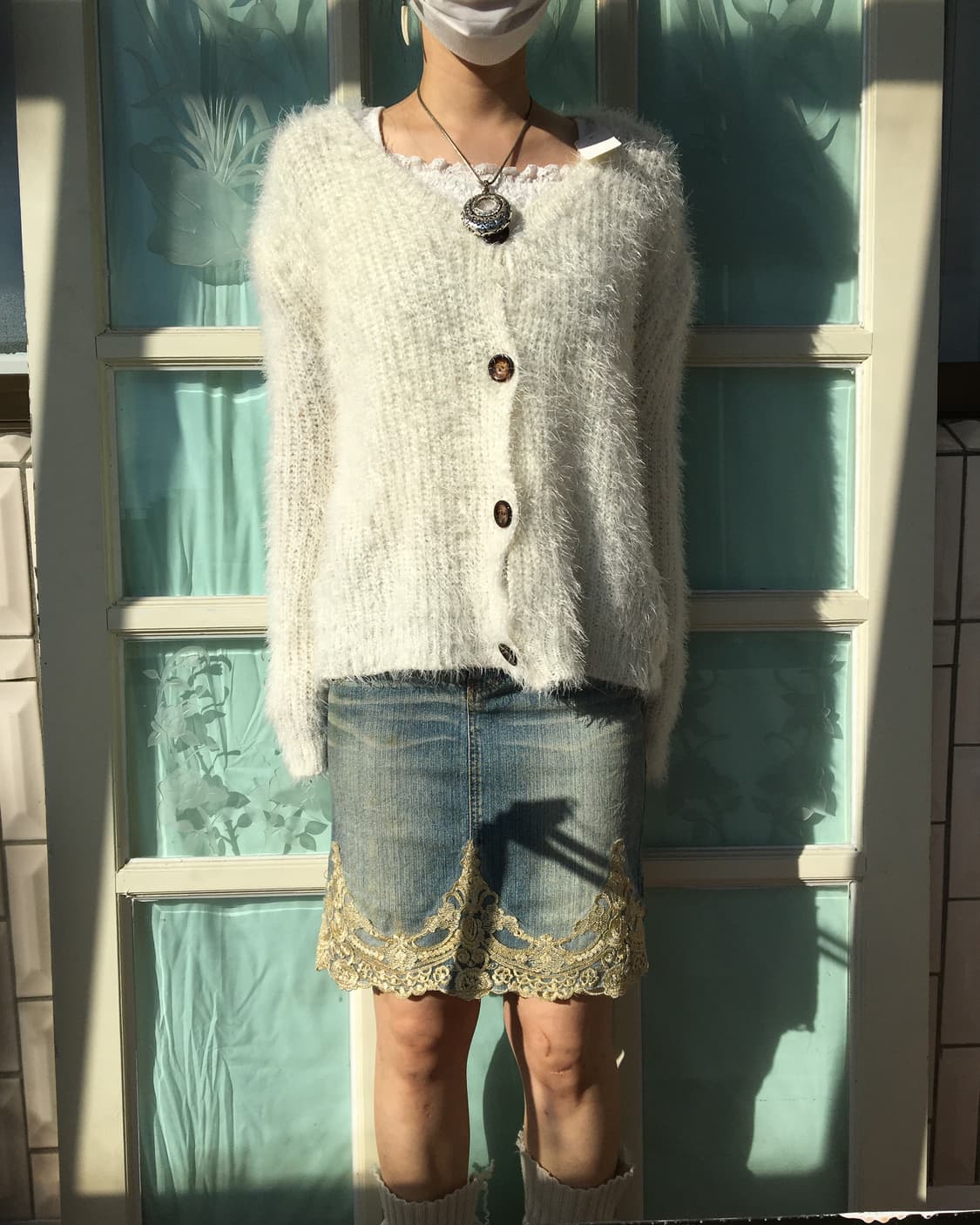Fluffy knit cardigan 상품이미지5