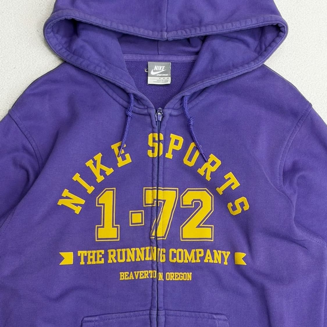 NIKE 올드스쿨 퍼플 후드집업 M 상품이미지3