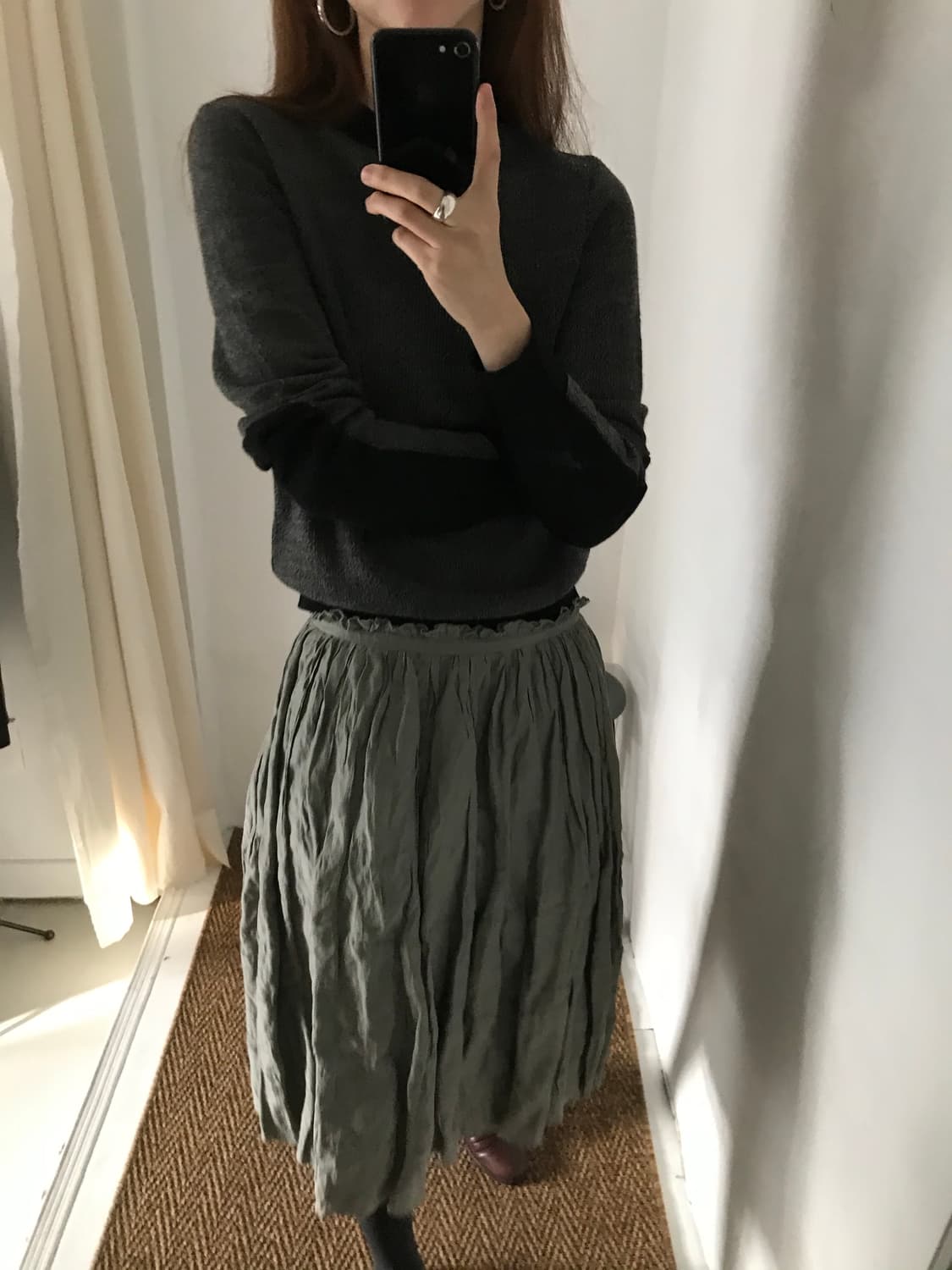 point wool knit 상품이미지5